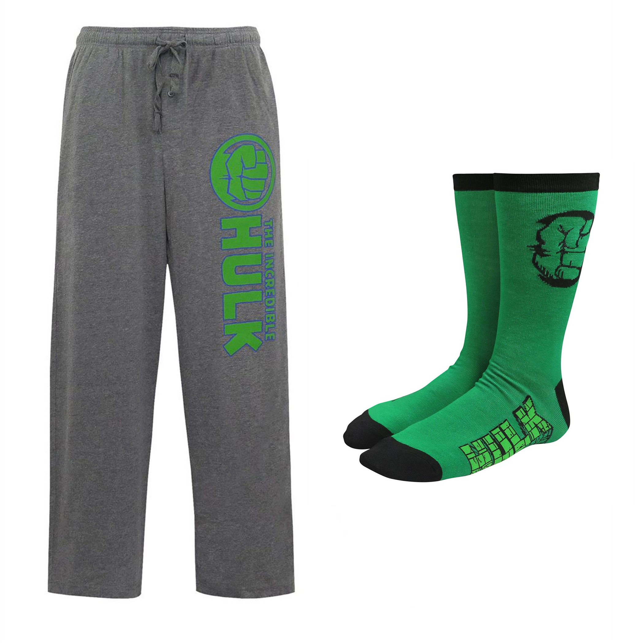 The Incredible Hulk Sleep Pants & Socks Bundle